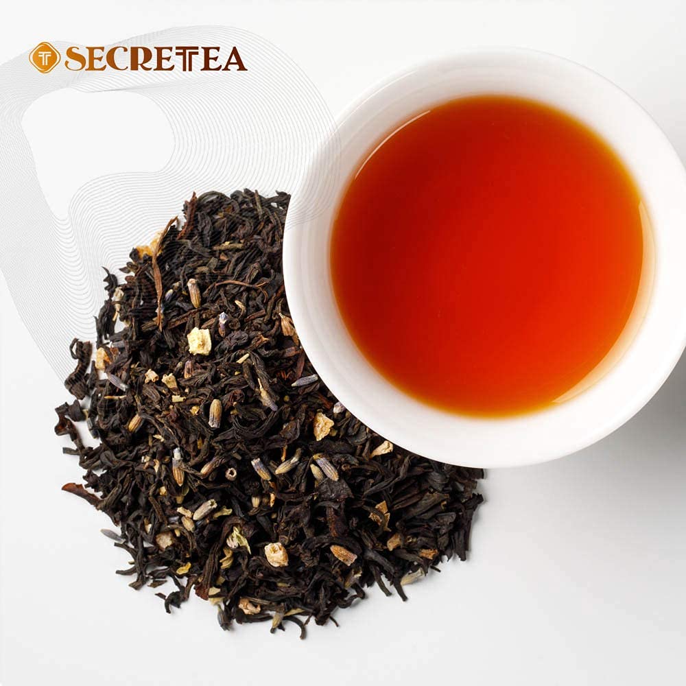 Organic Lavender & Bergamot Earl Grey Black Tea | 100% Real ingredients,40 Count Unwrapped Sachets, Biodegradable Tea Bag |By T SECRETEA, Lullaby