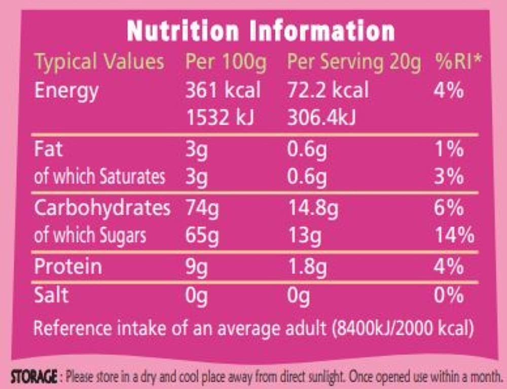 Royal Chai premium instant tea, Sweetened Kashmiri pink chai 400g tub