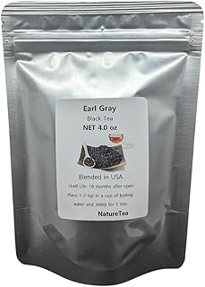 Earl Grey Tea - Loose Leaf Black Tea Blend by Nature Tea (4 oz)