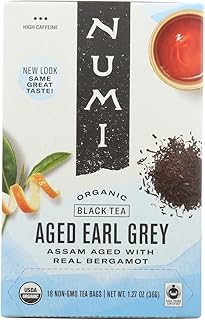 Earl Grey Black Tea, 18 Bag by Numi Tea (Pack of 2)
