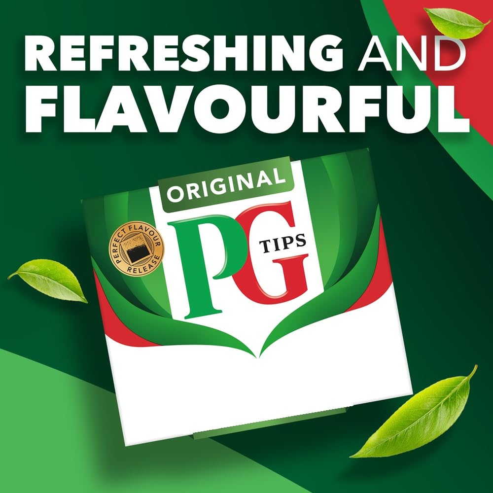 PG Tips Original Black Tea Bags, 400 English Black Teabags