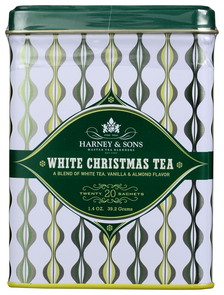 Harney & Sons White Tea, White Christmas, 20 Sachets