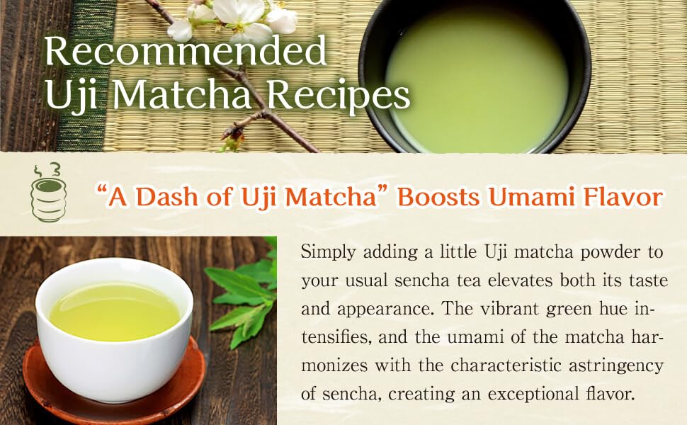 Japanese Matcha Green Tea Powder – Uji Matcha from Kyoto, Stone Ground, Premium Culinary Grade, Smooth & Naturally Sweet, for Latte, Smoothies & Baking