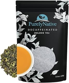 Decaffeinated Oolong Tea Loose Leaf, Great For Hot Brew, Iced Or Kombucha Tea | Loose Leaf Decaf Oolong Tea Leaves 3.5oz (About 40+ Cups)