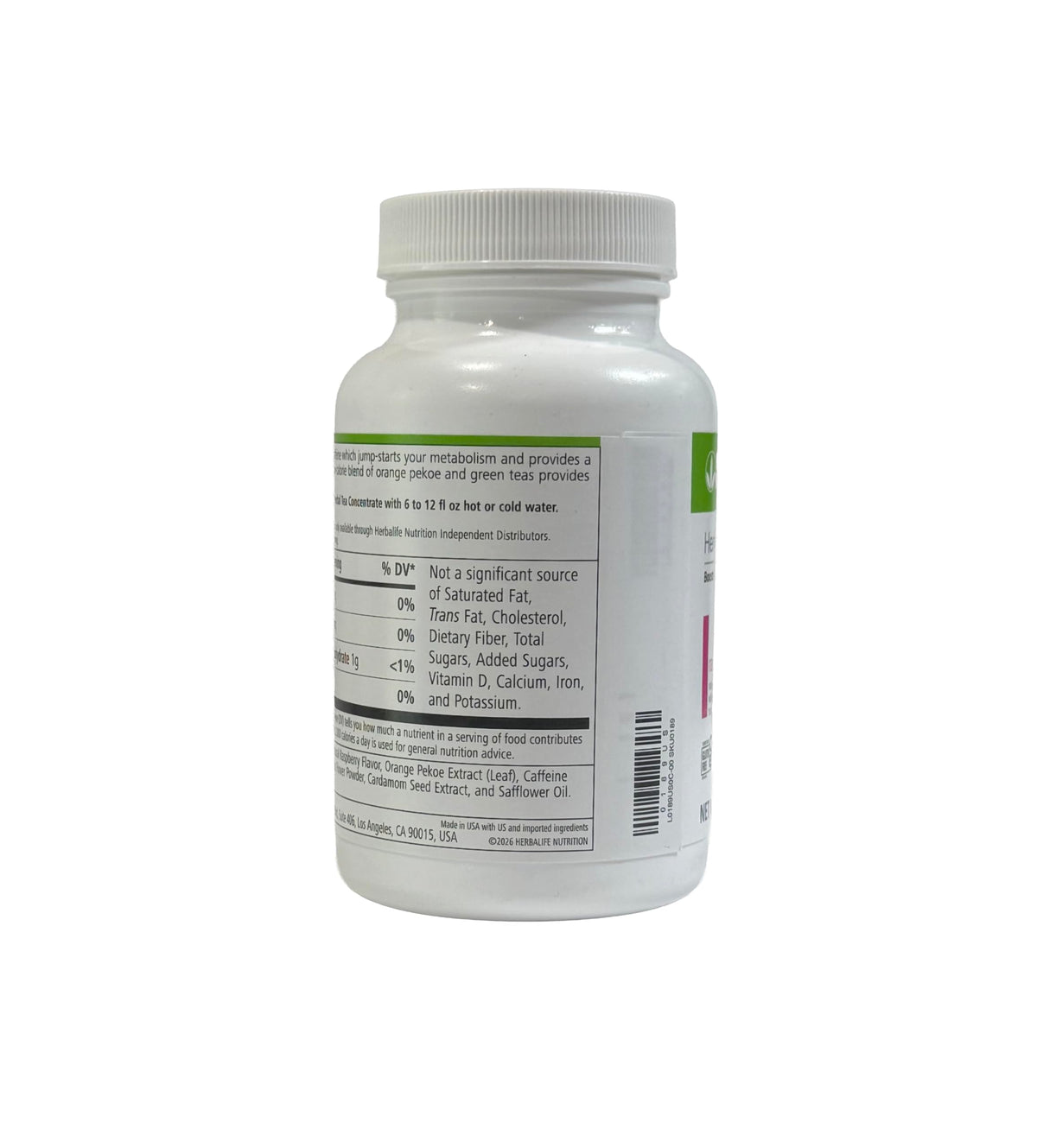 Herbalife Herbal Tea 3.5 RASPBERRY Flavor FRESH !!!!!!!!!