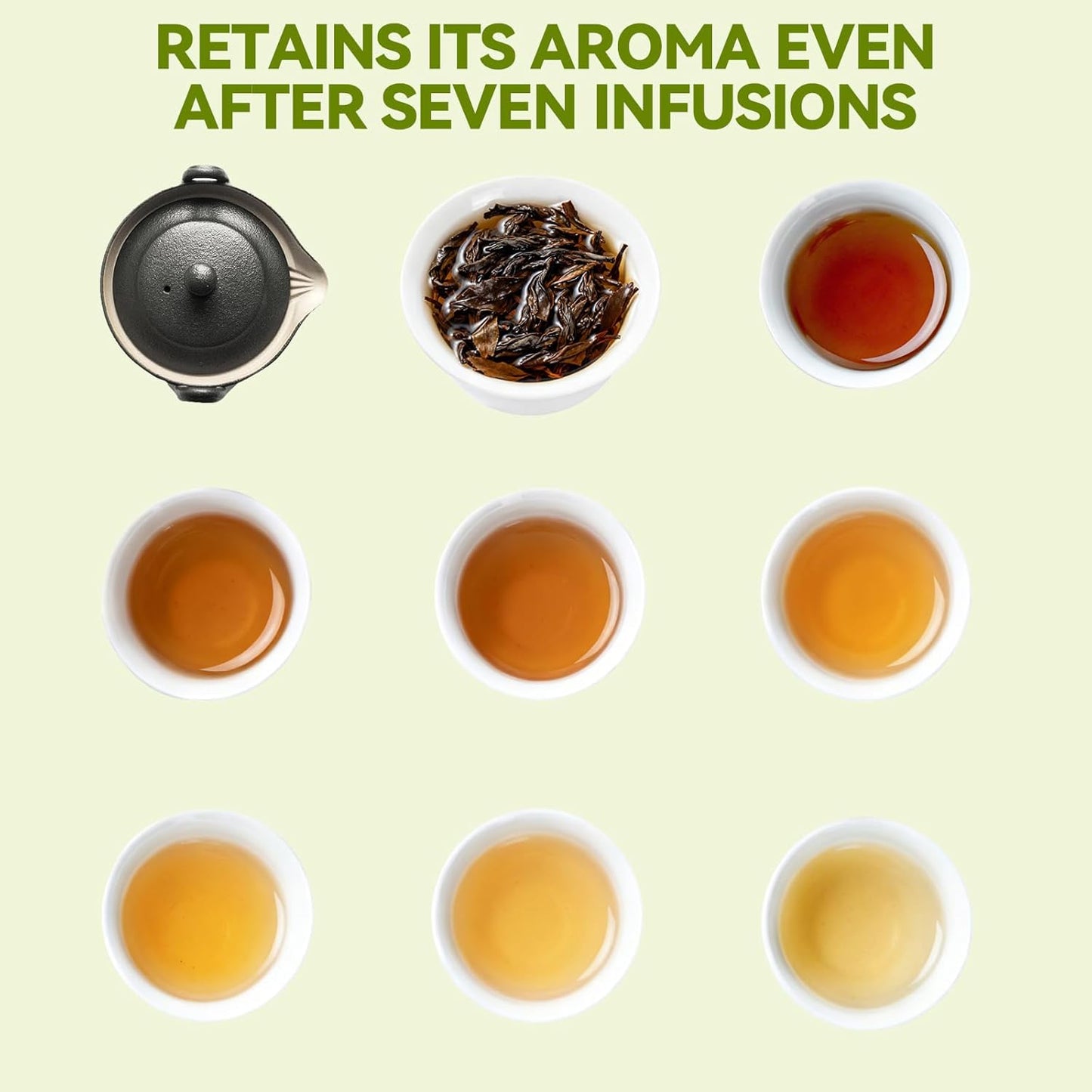 NASLAPH Da Hong Pao Oolong Tea, Wuyi Rock Oolong Tea Loose Leaf with Fragrant and Mellow, Exquisite Traditional Craftsmanship, China Wuyi Mountain Big Red Robe oolong Tea AAA特级 大红袍 乌龙茶 中国功夫岩茶 3.53 Oz