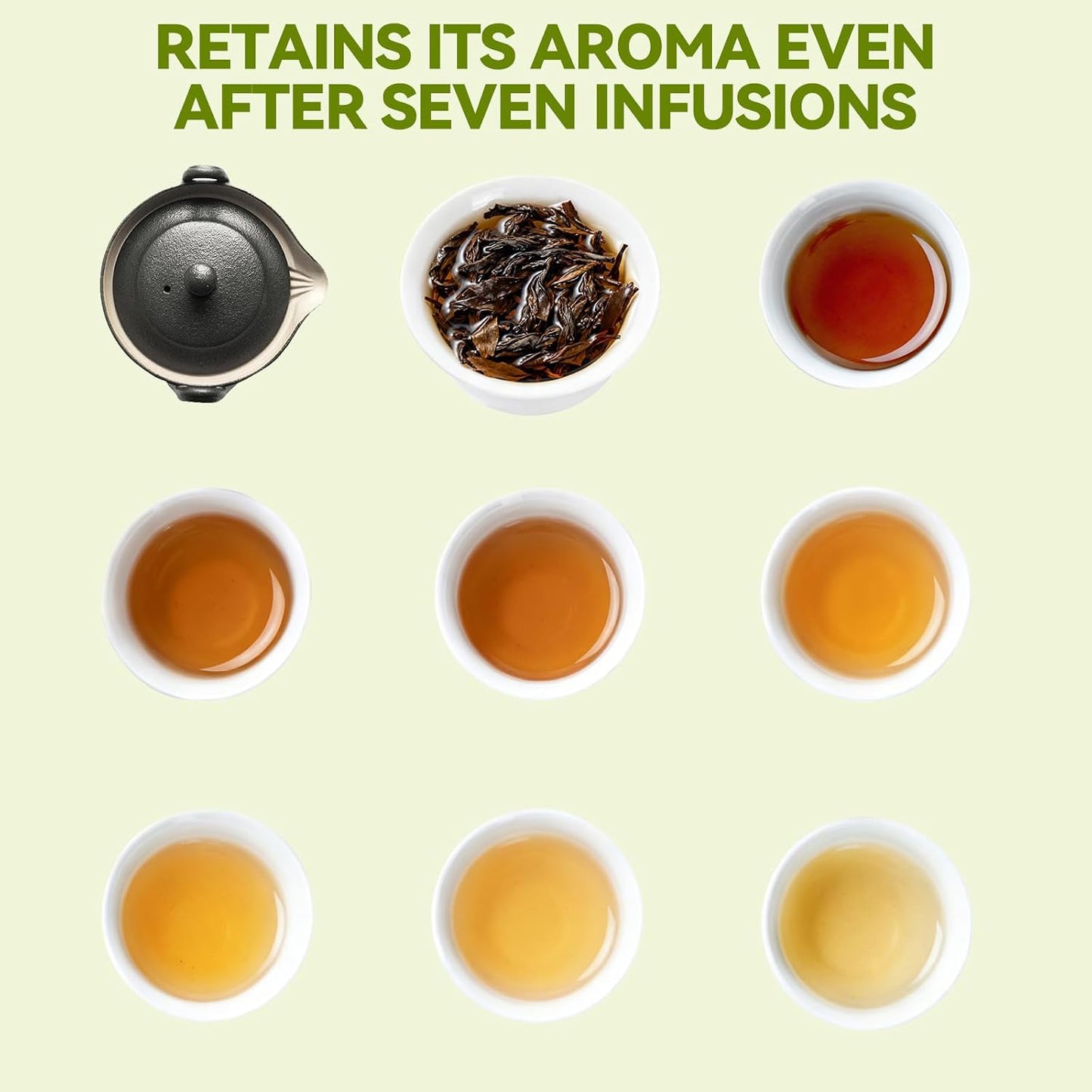 NASLAPH Da Hong Pao Oolong Tea, Wuyi Rock Oolong Tea Loose Leaf with Fragrant and Mellow, Exquisite Traditional Craftsmanship, China Wuyi Mountain Big Red Robe oolong Tea AAA特级 大红袍 乌龙茶 中国功夫岩茶 3.53 Oz