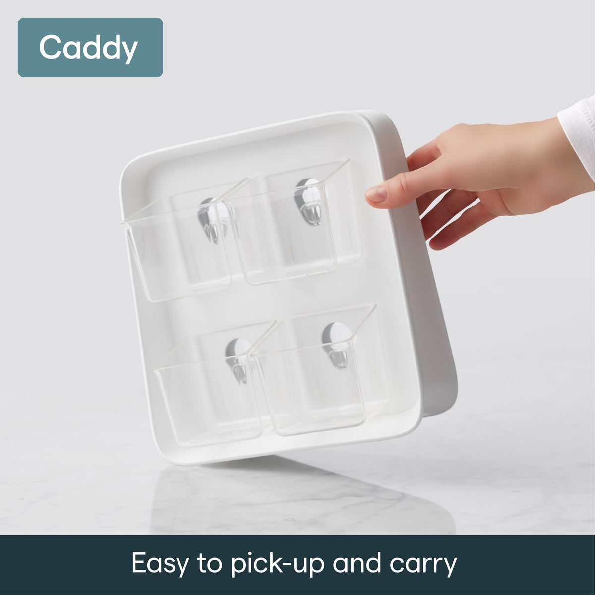 YouCopia SipStation 80 Tea Bag Organizer, Cabinet to Counter Tea Bag Caddy