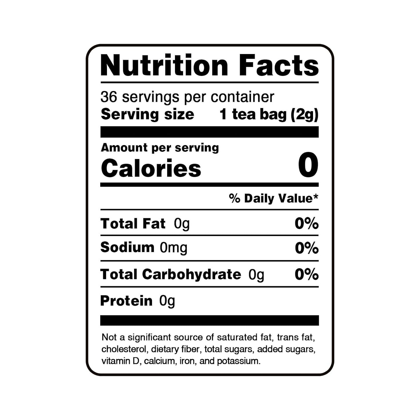 FullChea Ginkgo Biloba Tea Bags, 36 Counts, Non-GMO, Caffeine-Free | Pure Dried Ginkgo Biloba Leaves, Support Memory &amp; Focus, No Additives, Resealable Pouch