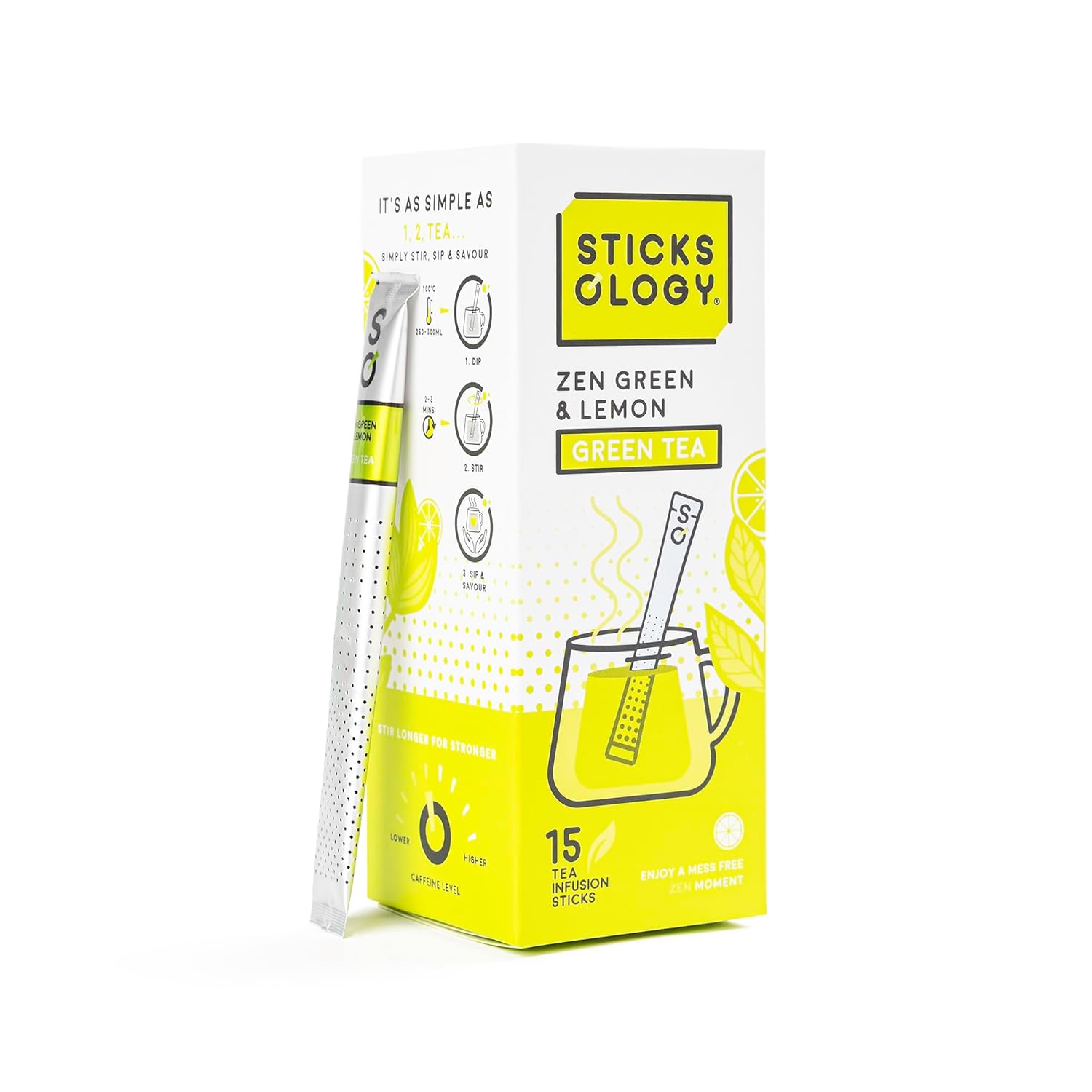 Sticksology Zen Green & Lemon Tea Sticks - Green Tea