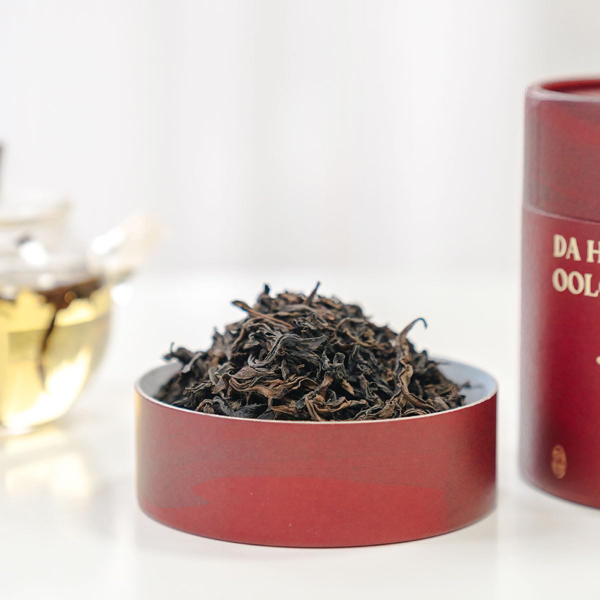Chayan Oolong Tea Loose Leaf, Premium Da Hong Pao Oolong Tea,Authentic Chinese Whole Leaf Tea, Smooth Hot Brew & Refreshing Cold Brew, 1.76 OZ (50g)