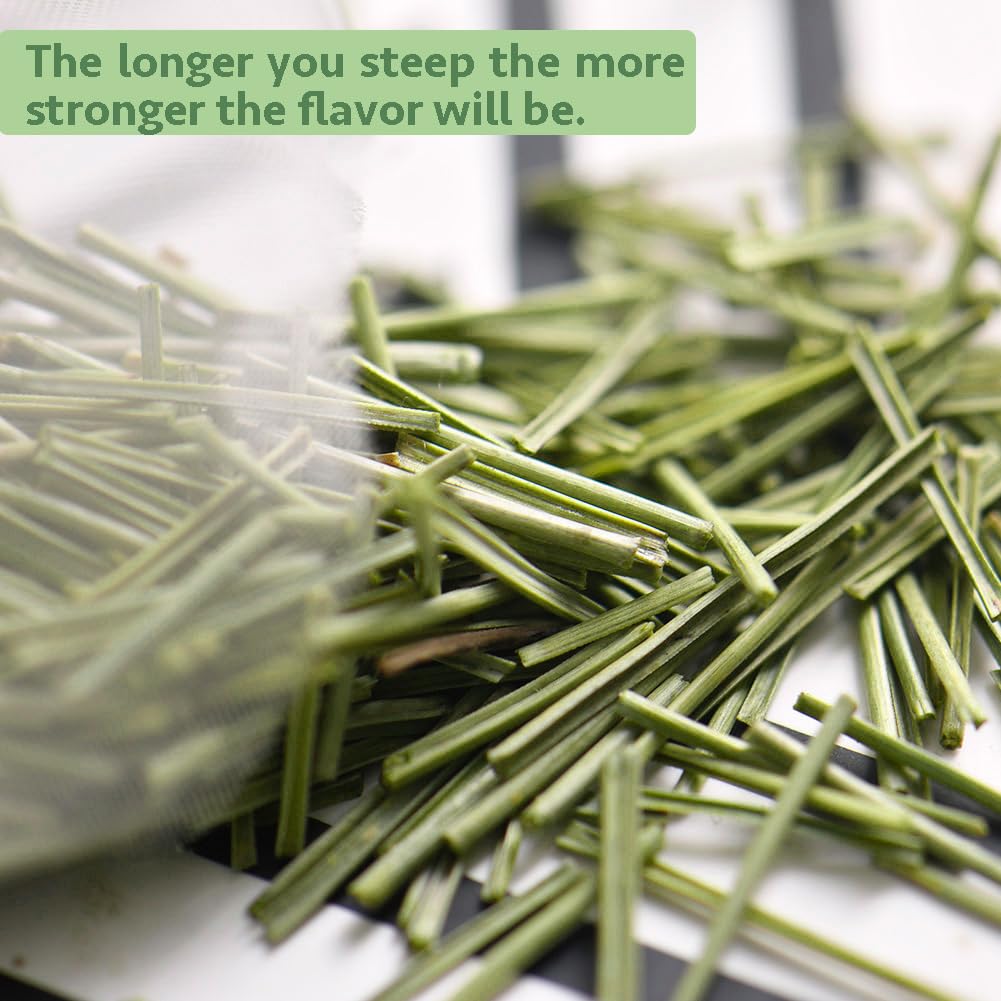 YUNHAHA Wild Dried White Pine Needle Tea- 40 bags, 4g/bag- 100% Natural Pure Pine Needles Herbal Tea - Caffeine free- Cut &