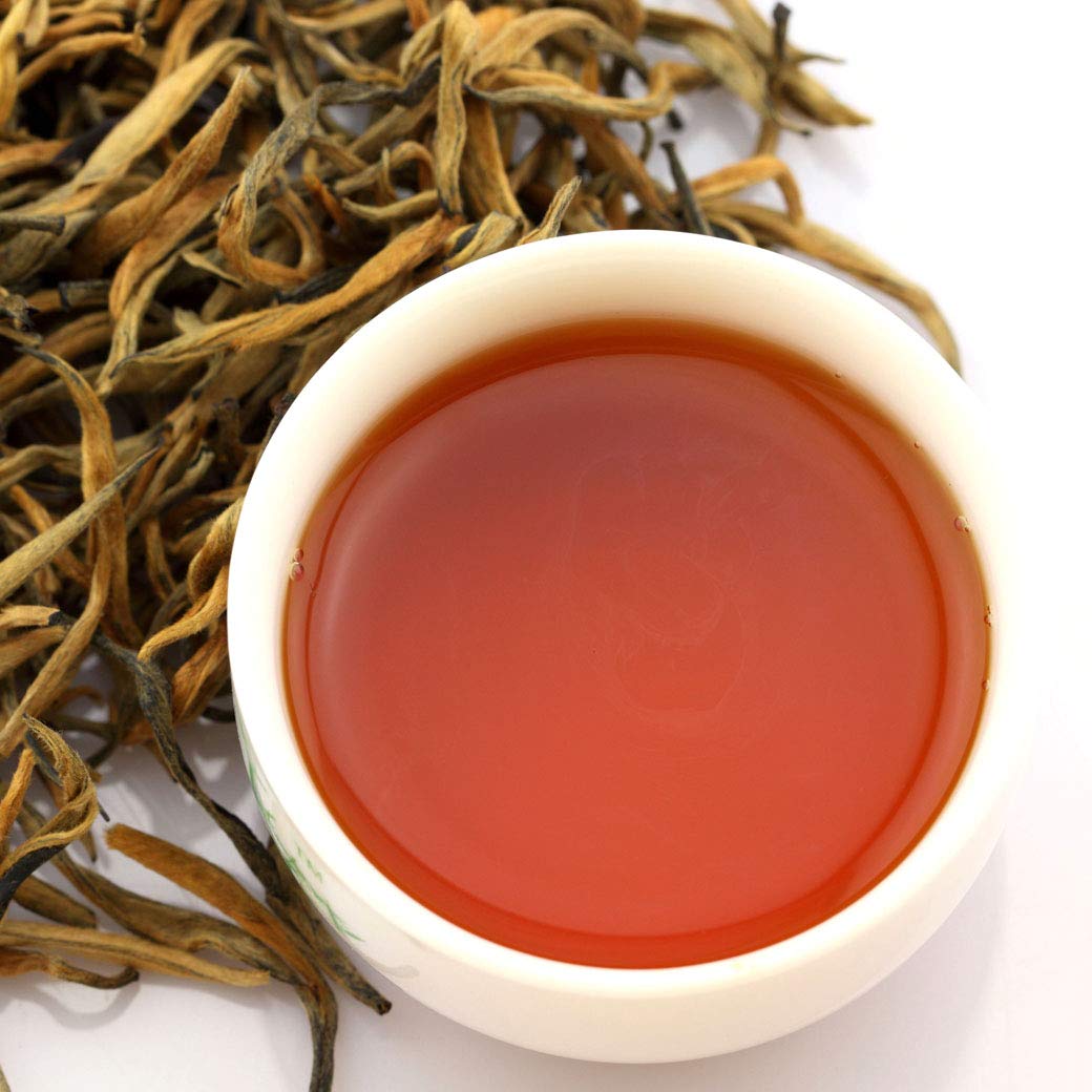 GOARTEA 50g / 1.76oz Nonpareil Supreme Yunnan Black Tea - Fengqing Dian Hong Dianhong Loose Leaf Chinese Tea