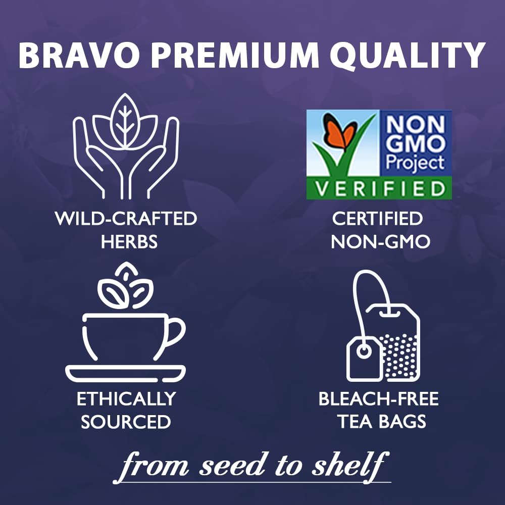 Bravo Tea Sugar Level Caffeine Free, 20 Tea Bags