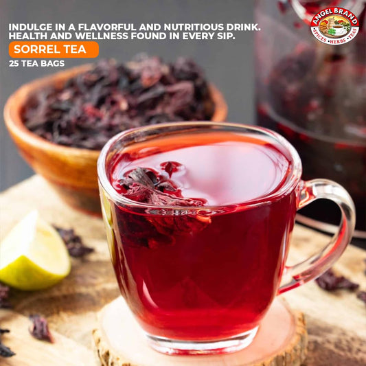 Sorrel Hibiscus Tea Bags | 20 Count | 3 Pack | Refreshing Flavor