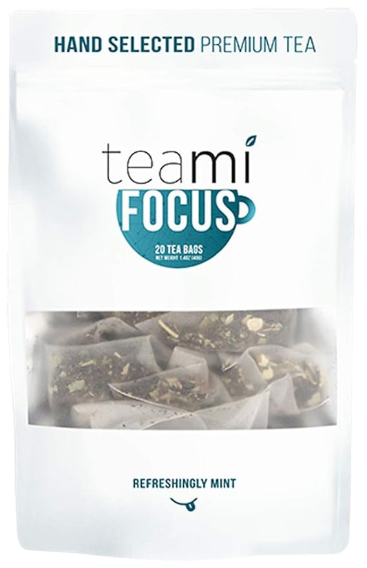 Teami Focus Tea - Herbal tea for mental clarity focus - Better focus blends for Alertness, Concentration and Clarity