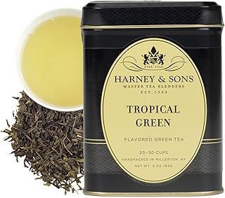 Harney & Sons Tropical Green Tea, Loose tea in 3 oz tin