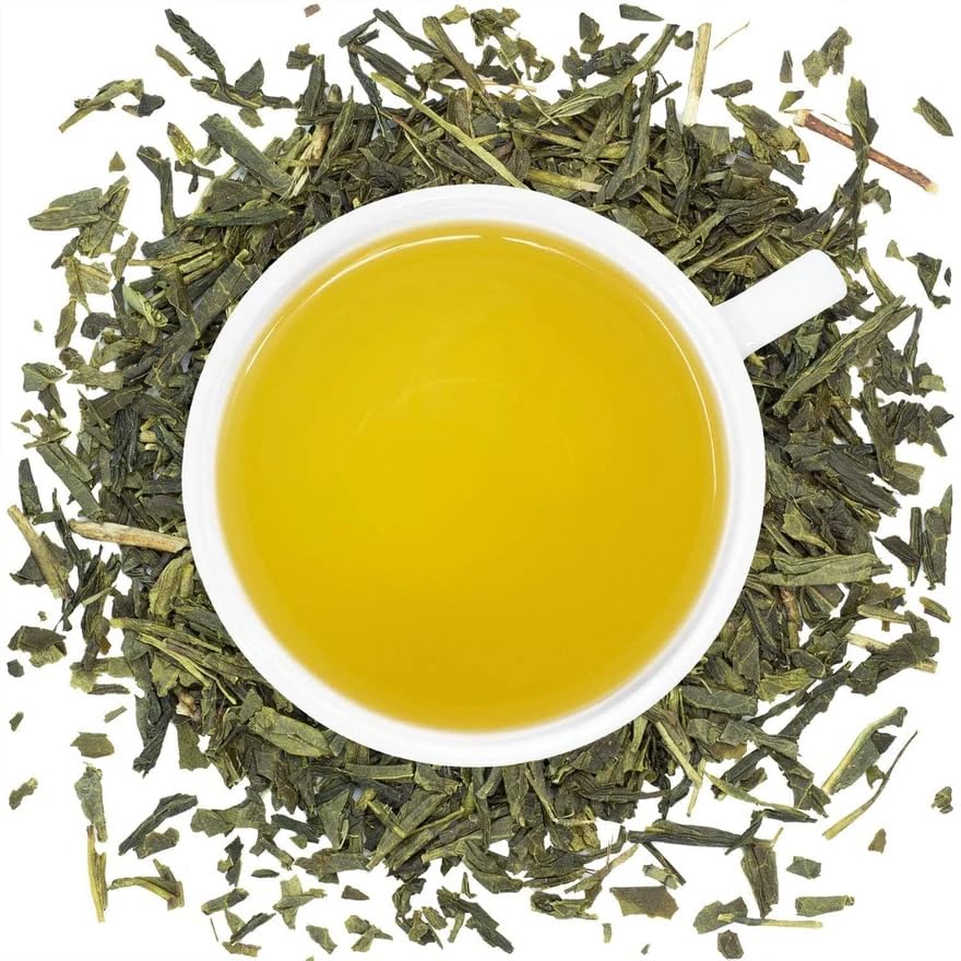 Organic Sencha Loose Leaf Green Tea - 2 oz Bag (Approx. 30 Servings) | Full Leaf Tea Co.