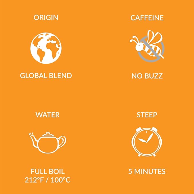 Two Leaves and a Bud Organic Turmeric Tea, Naturally Caffeine Free, Whole Leaf Herbal Tea in Sachets, 15 Count (Pack of 6)
