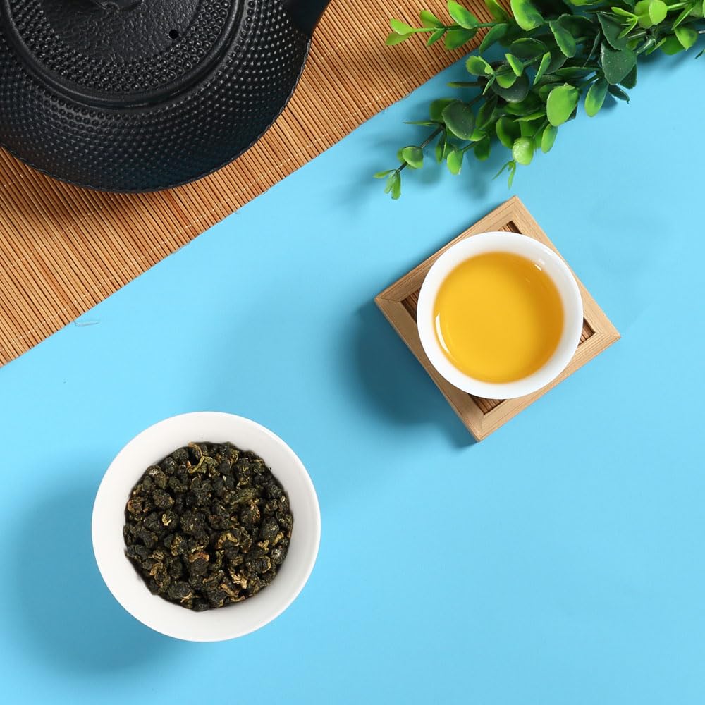 GOARTEA Taiwan Milk Oolong Tea - 250g / 8.8oz Supreme Grade - High Mountain Milky Jin Xuan Oolong Loose Leaf