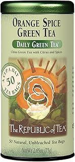 The Republic of Tea, Orange Spice Green Tea, 50-Count