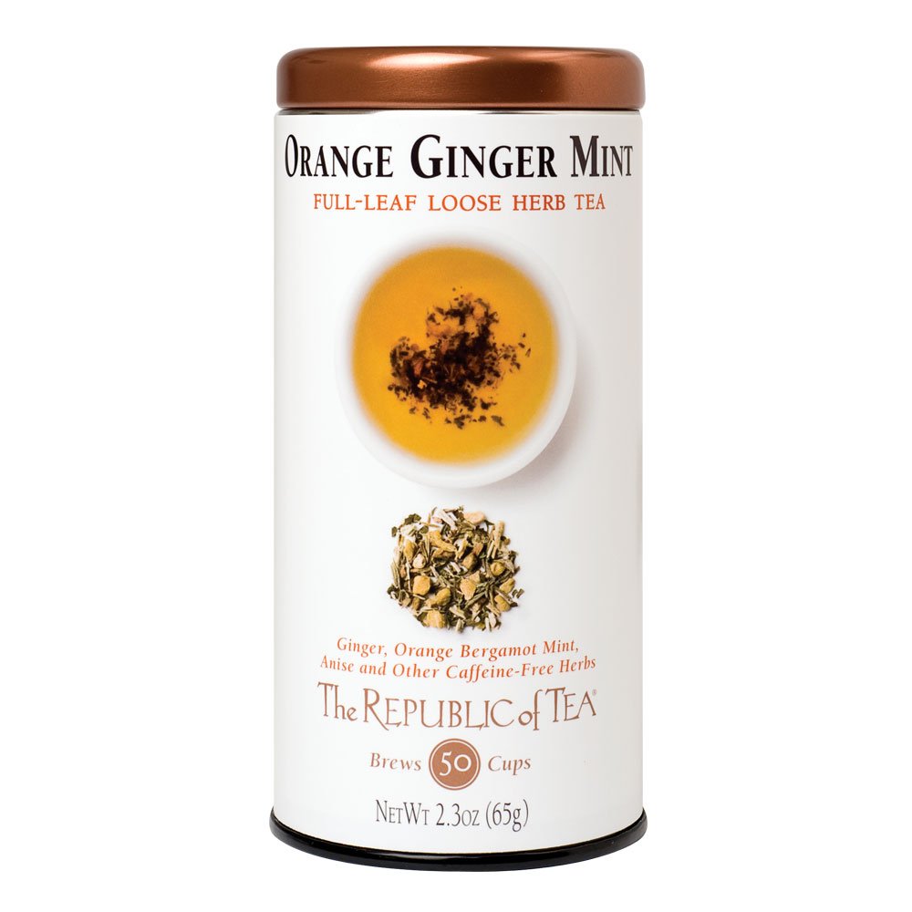 The Republic of Tea Herbal Full-Leaf Loose Tea (Orange Ginger Mint, 2.3 oz)