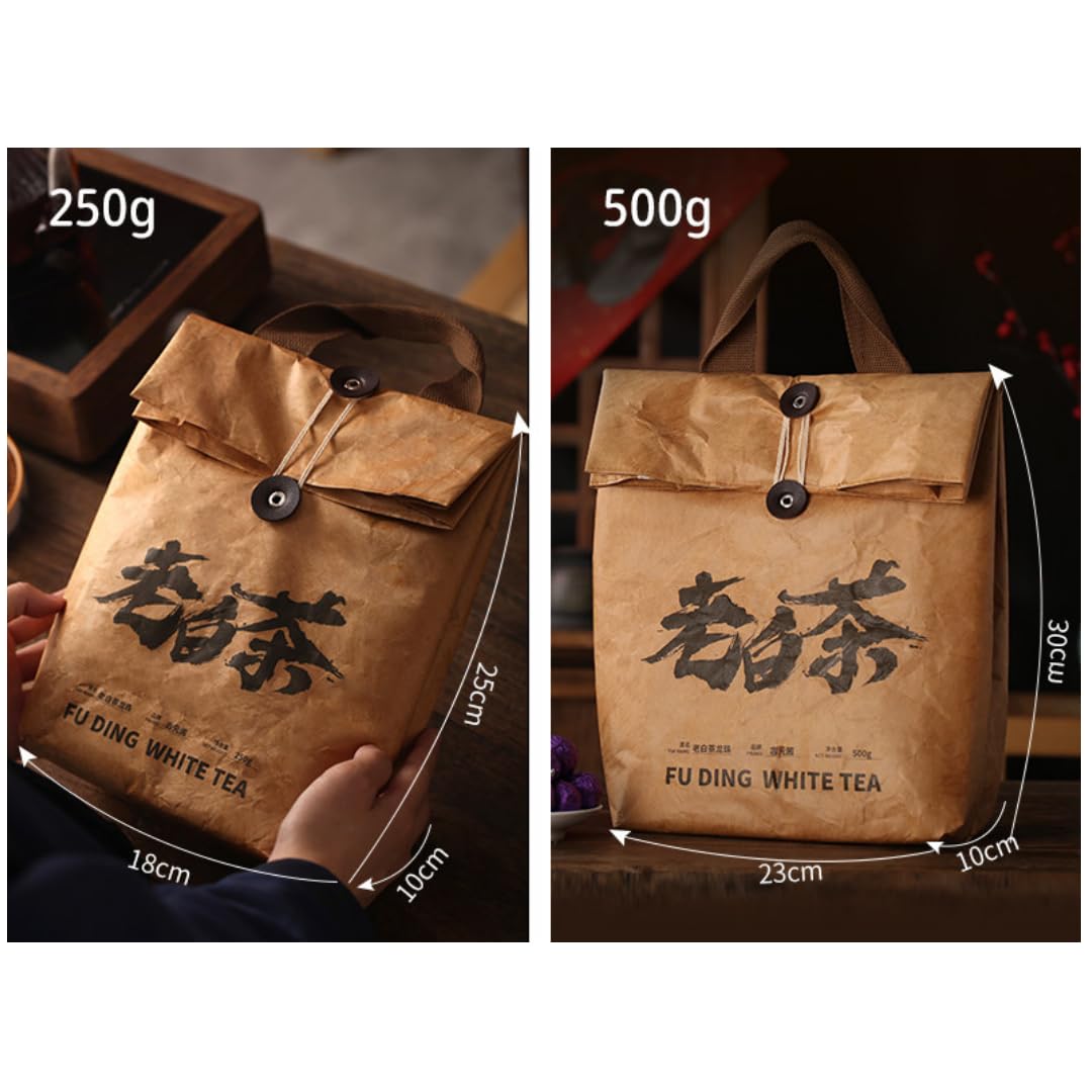 Chinese Kung Fu Tea - 2013 Aged Shoumei Dragon Pearl White Tea, Fuding Fujian, Jujube Aroma, 10-Year-Aged, High-Mountain, 250g or 500g Bag (250g)