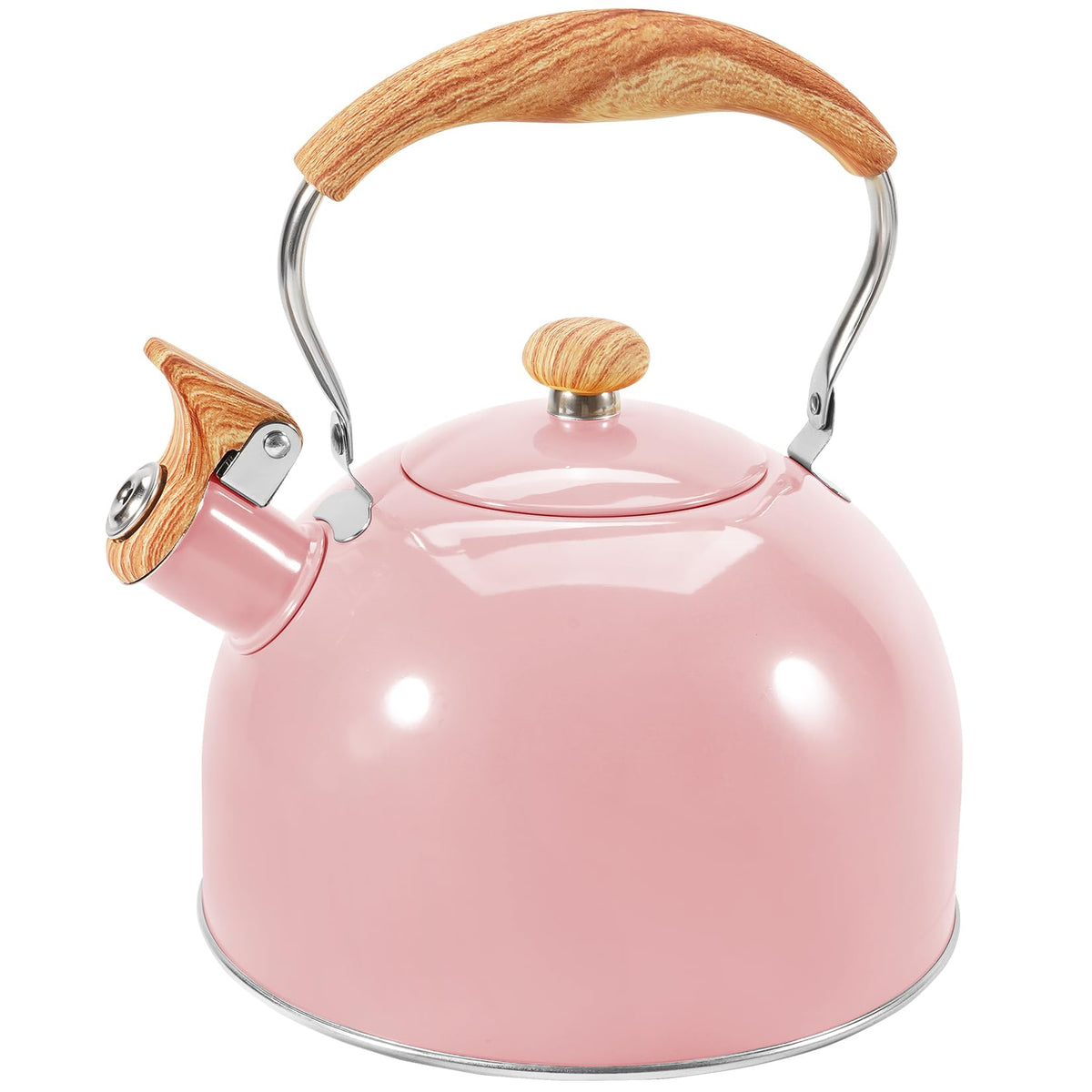 GGC Whistling Tea Kettle for Stove Top, 85OZ/2.6QT Stainless Steel Tea Pot