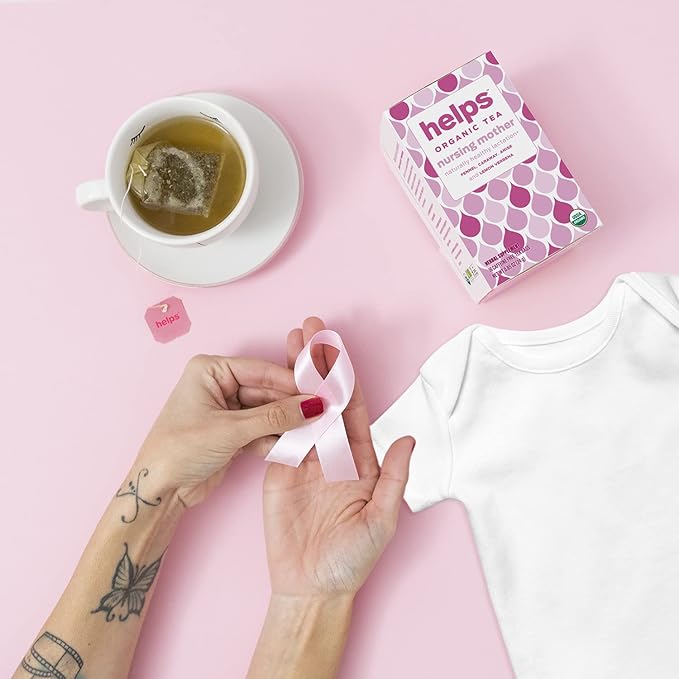 Helps Teas, Helps Nursing Mother Tea, Organic herbal blend of fennel, caraway, anise and lemon verbena that will help you during your breastfeeding
