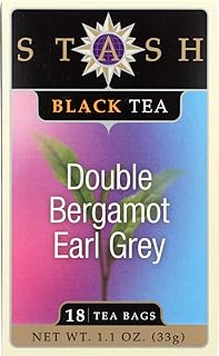 Double Bergamot Earl Grey Tea, 18 Bags by Stash Tea (Pack of 2)