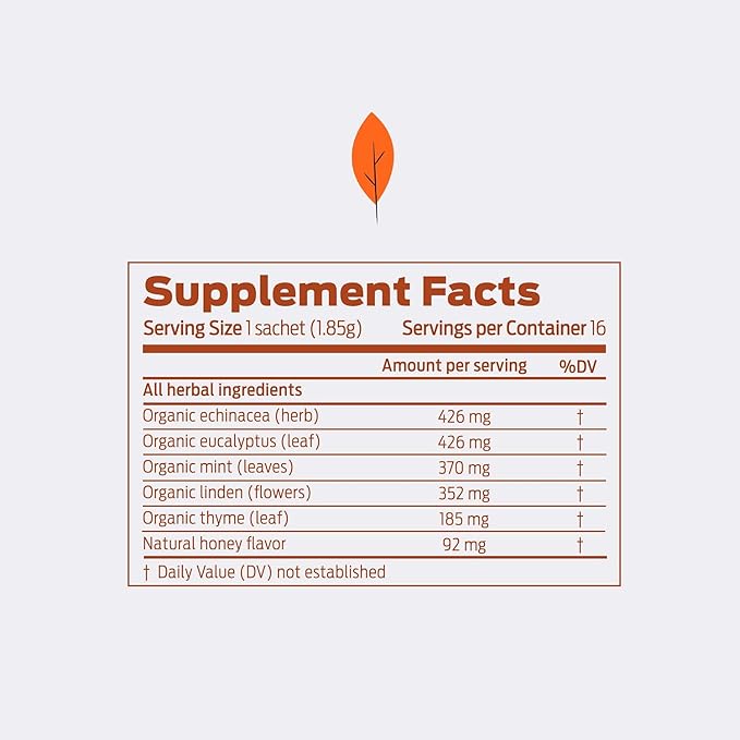 HELPS TEAS | Helps Immunity Boost Tea | Organic herbal blend of Echinacea, Eucalyptus, Mint, Linden, Thyme and Natural Honey Flavor. Facilitates Respiratory Health | 16 Tea Bags - Pack of 3 |