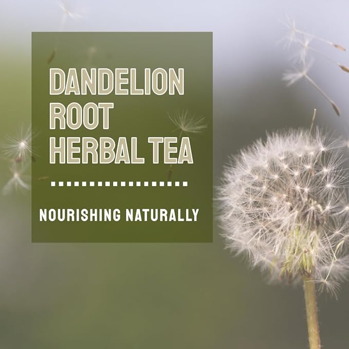 Hanfangling Roasted Dandelion Burdock Root Herbal Tea-Detoxifying,Supports Gentle Liver/Kidney/Intestinal Caffeine-Free Coffee Alternative
