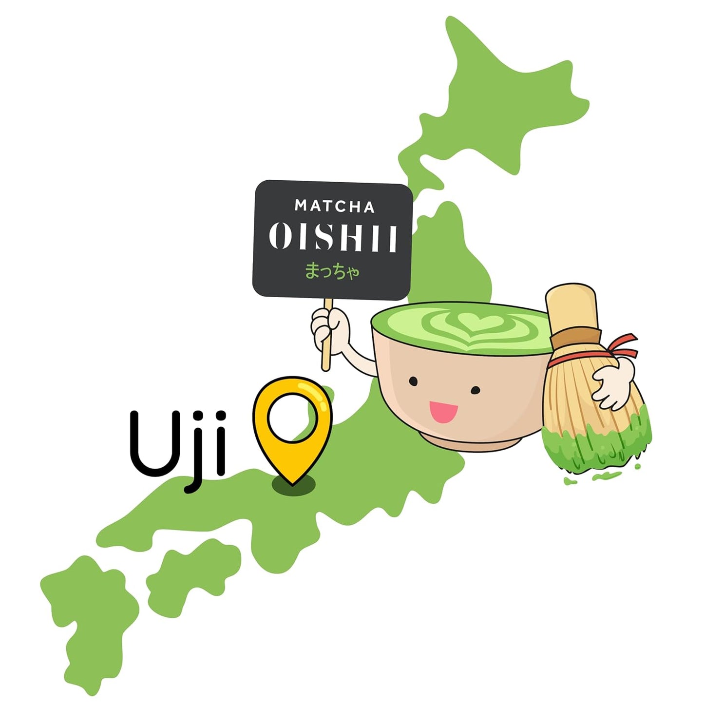 Matcha Oishii Premium Classic Grade Matcha Green Tea, Pure Japanese Stone-Milled, Farm-Direct First Harvest, 100g (3.5oz)