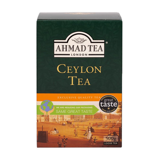Ahmad Tea Ceylon Tea, Black Tea - 500g Loose Leaf Tea