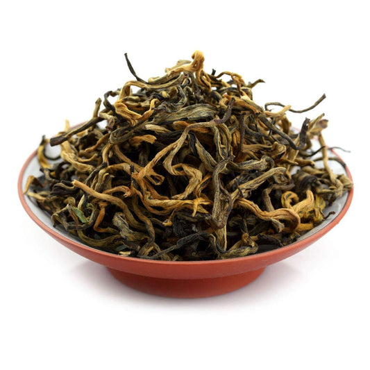 GOARTEA 100g / 3.5oz Supreme Grade Yunnan Black Tea Loose Leaf - Fengqing Dian Hong Dianhong Chinese Black Tea