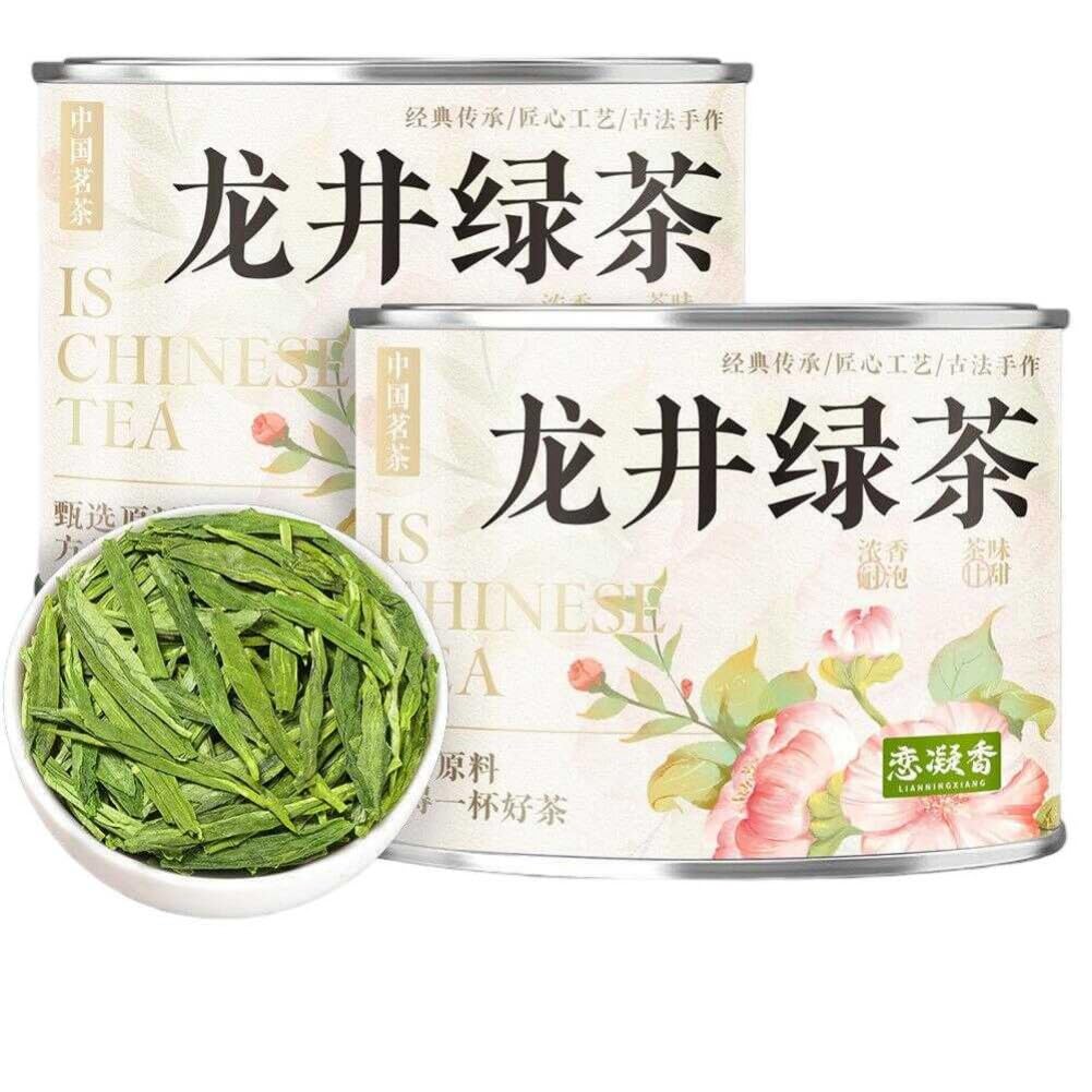 100% Natural Chinese Traditional tea 711/(longjing tea) 龙井茶正季新茶正宗杭州钱塘产区浓香耐泡绿茶春茶罐装