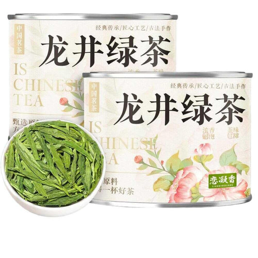 100% Natural Chinese Traditional tea 711/(longjing tea) 龙井茶正季新茶正宗杭州钱塘产区浓香耐泡绿茶春茶罐装