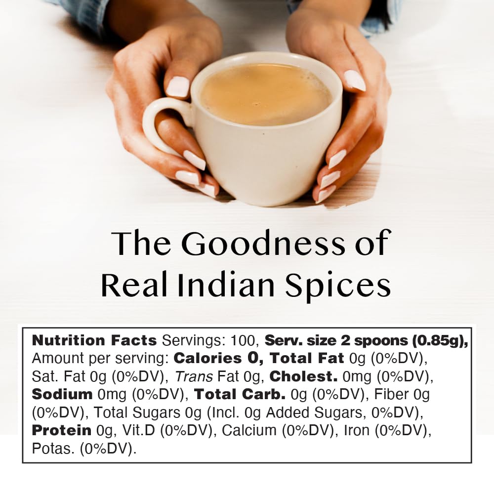 VAHDAM Instant Chai Powder(3oz|100 Cups) Traditional Indian Masala Chai Tea