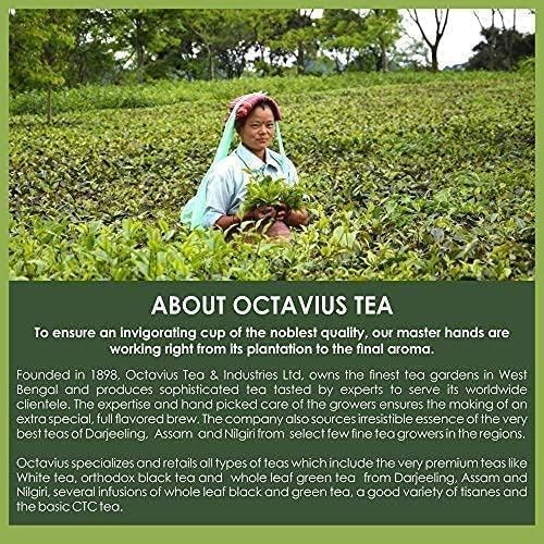 Octavius Assorted Tea Sampler – 32 Teabags | Pack of 2 | 8 Flavors of Premium Black & Green Tea | Variety Pack for Gifting & Daily Enjoyment
