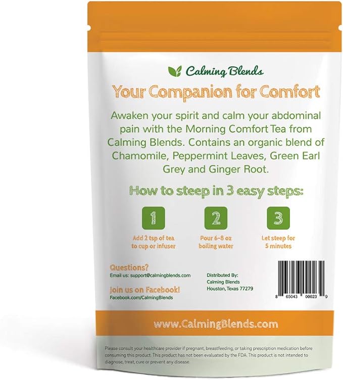 CALMING BLENDS Tea Bundle Pack | Diverticulitis, Morning Comfort Tea, Probiotic Infuser | Supports Complete Digestive Health