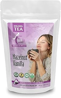 Special Tea Hazelnut Oolong Tea with Vanilla Flavor Pyramid 15 Sachets