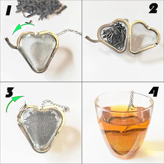 Magical Cat Tea Infuser Ball - 2 Pack Stainless Steel Loose Leaf Tea Steeper with Fine Mesh & Charm, Tea Strainer Gift for Tea Lovers (2, Magic Cat)