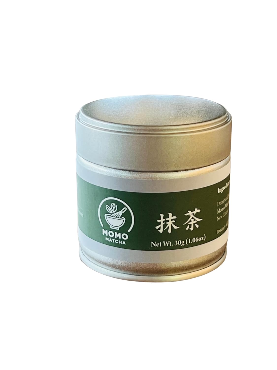 Momo Matcha – Ceremonial Grade Matcha Powder (Best-in-class Blend) – 30g Tin, Made in Japan