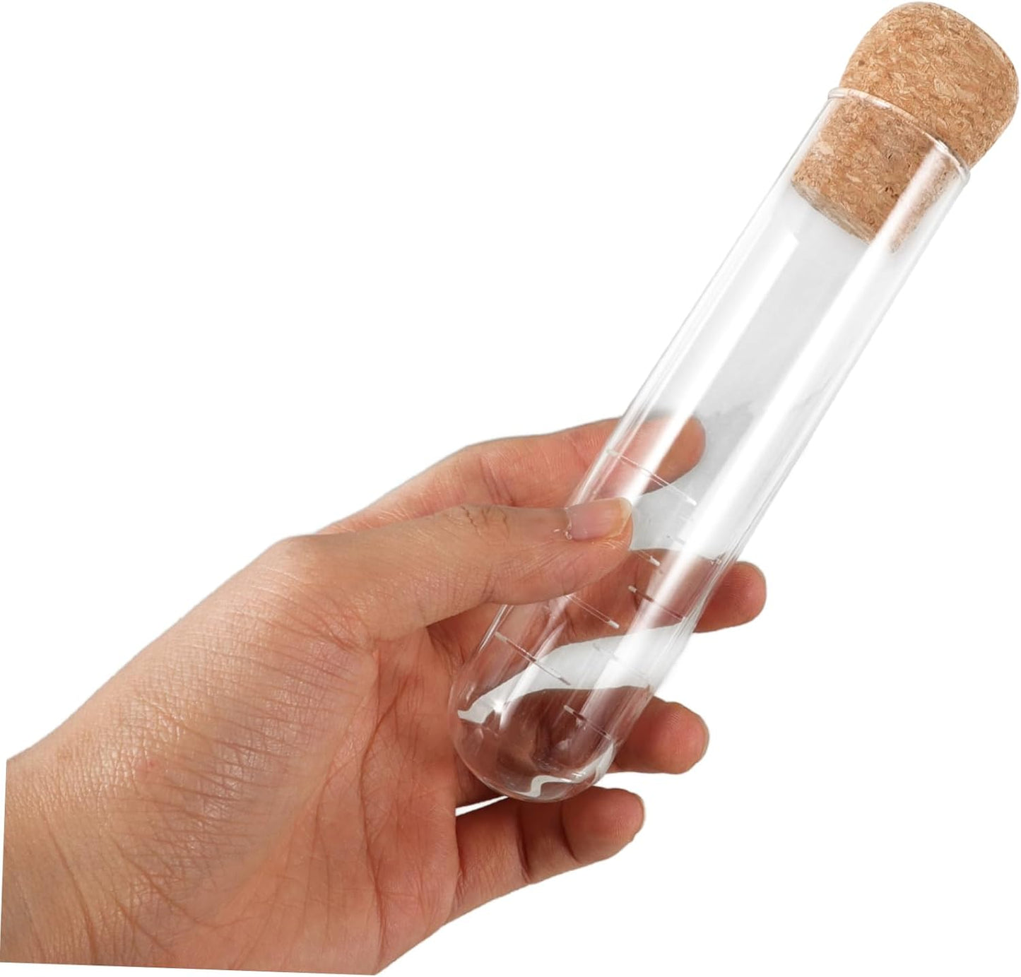 KICHOUSE Perforated Glass Tea Infuser Test Tube Shape Tea Strainer for Easy Brewing for Home Tearooms Restaurants Offices Compact Portable Design