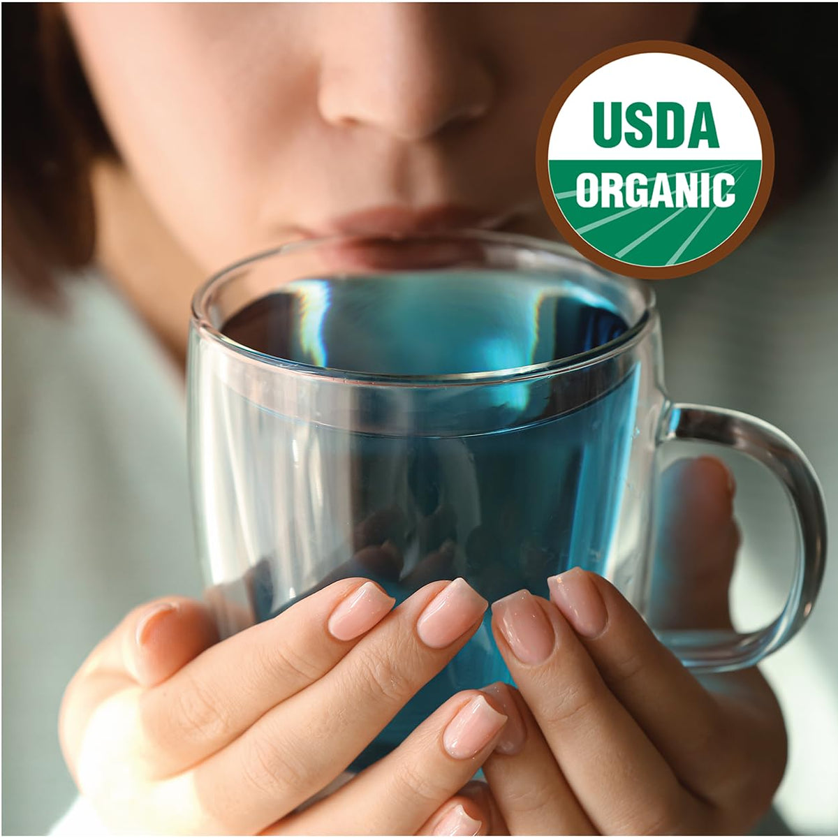 Incas by Asiya Life Incas 100% USDA Organic Butterfly Pea Flower 30 Tea Bags Non GMO Verified Caffeine Free Fresh Harvest