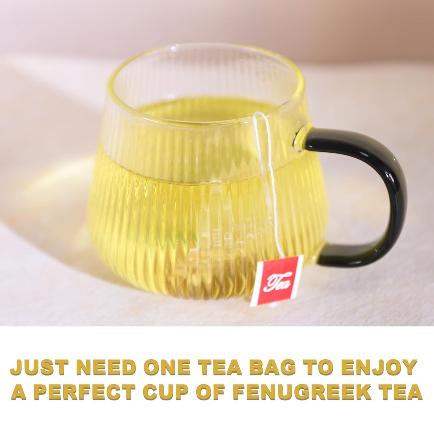 TEARELAE - Fenugreek Tea Bags, 50 Count, Fenugreek Seed Tea