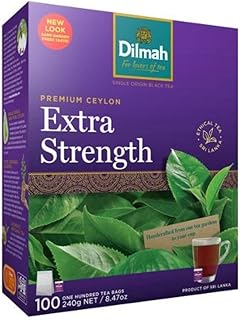 Dilmah Extra Strength Ceylon Tea 100 Tea Bags - 240g(8.47oz)