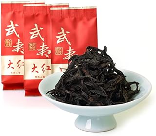 GOARTEA 25Pcs 8g Supreme Fujian Wuyi Da Hong Pao Dahongpao Big Red Robe Rock Loose Leaf Chinese Oolong Tea