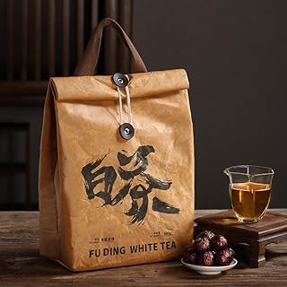 Chinese Kung Fu Tea-Fuding Aged Shoumei Dragon Pearls White Tea, Sweet Jujube and Lotus Aroma, Old Tree High Altitude, 250g or 500g (500g)