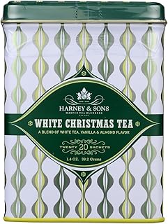 Harney & Sons White Tea, White Christmas, 20 Sachets